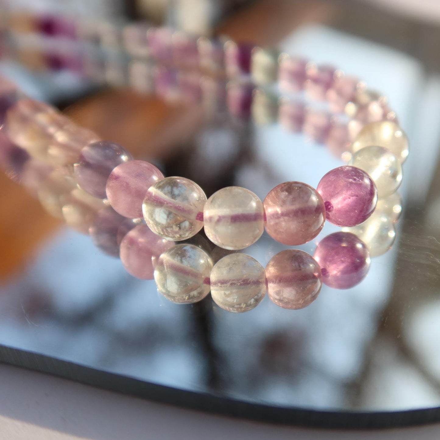 Fluorite Phone Charm - Balance & Energy Protection Healing Crystal