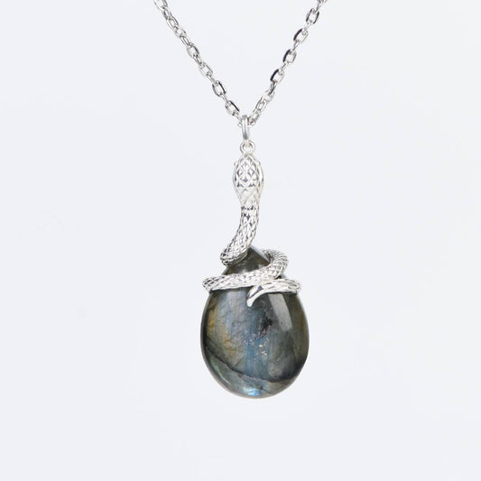 Labradorite Snake Necklace